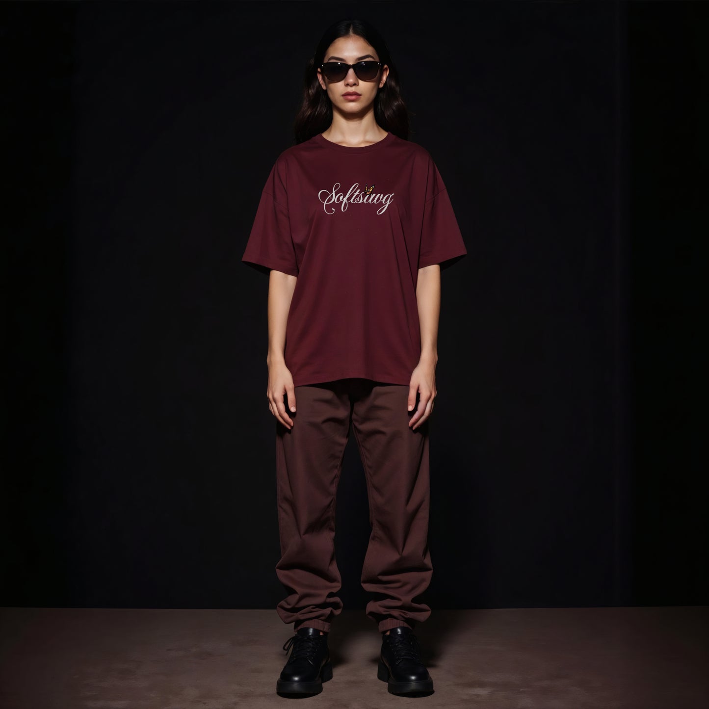 Maroon Solitary Soldier T-shirt