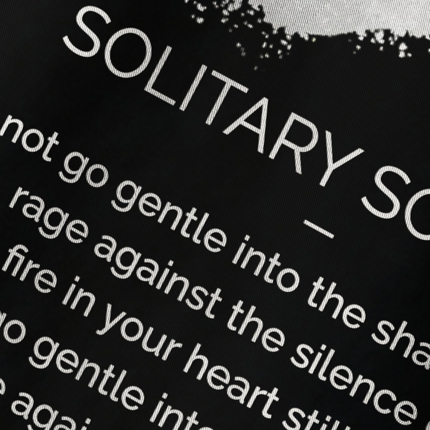 Black Solitary Soldier T-shirt