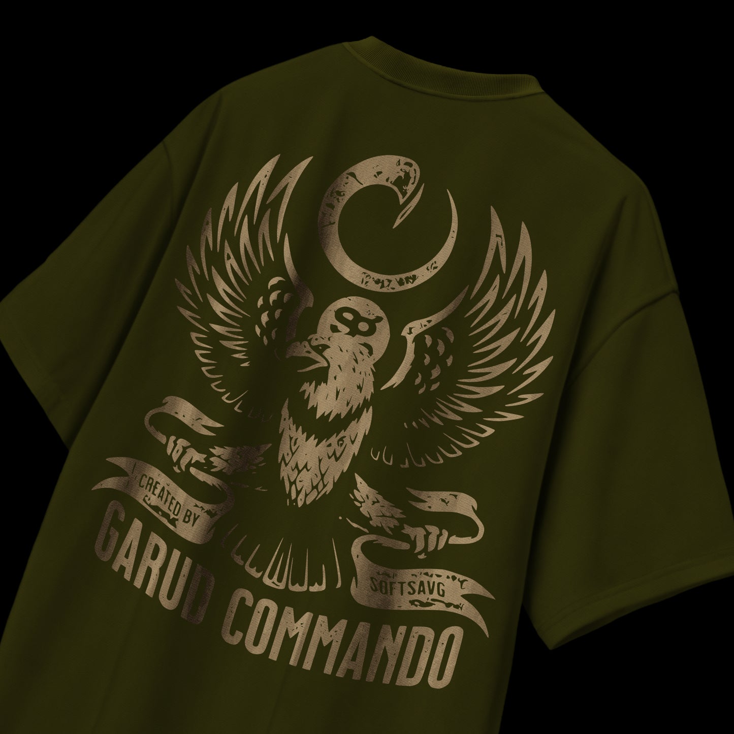 Olive Green Garud T-shirt