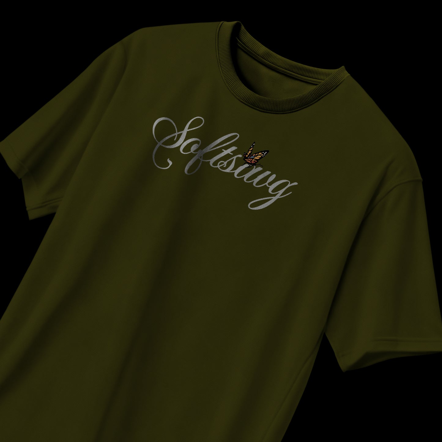 Olive Green Solitary Soldier T-shirt