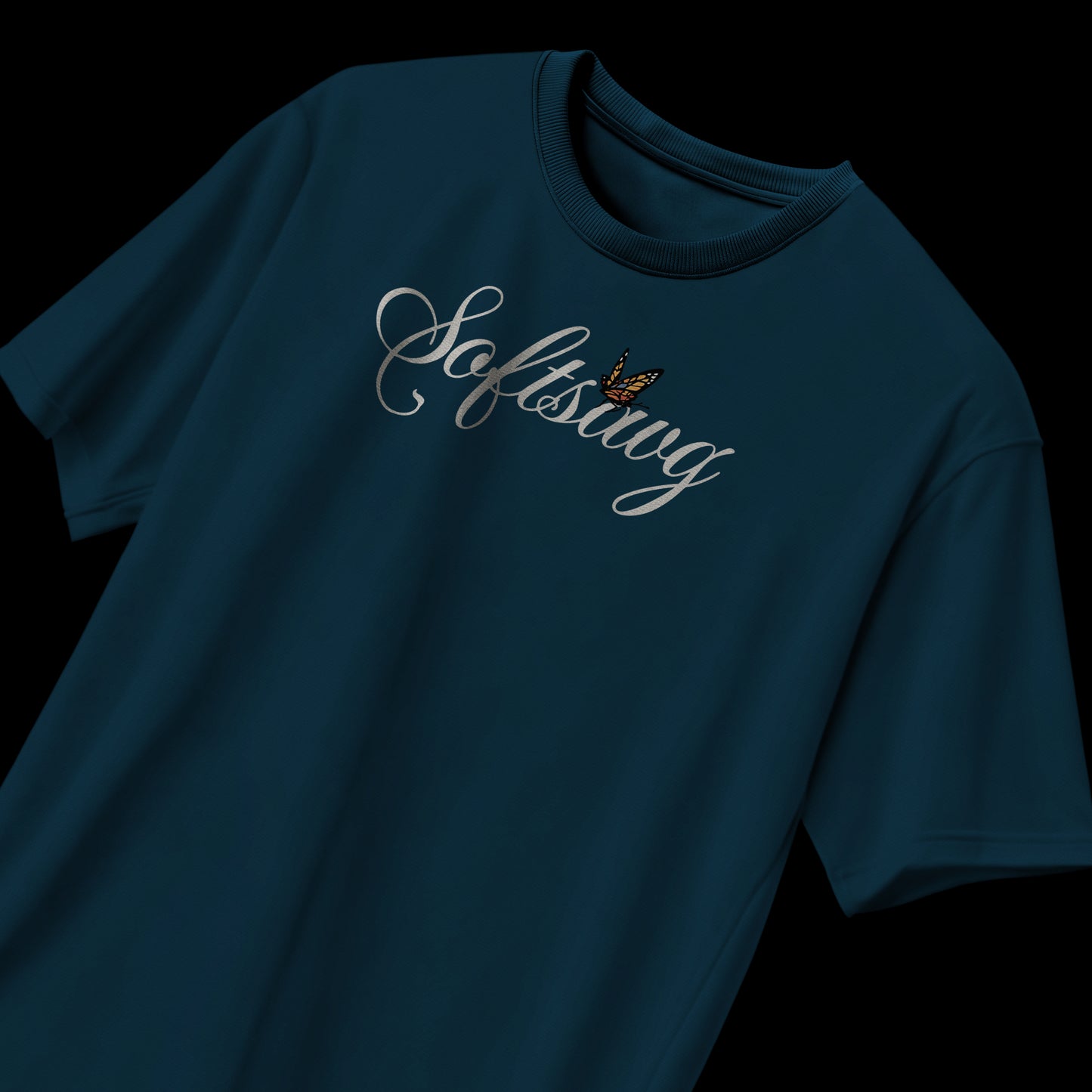 Navy Blue Solitary Soldier T-shirt